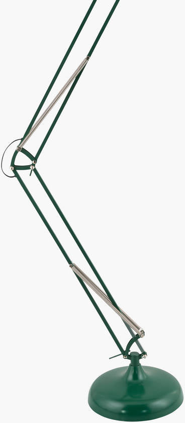 Charitie Rustic Green Floor Lamp