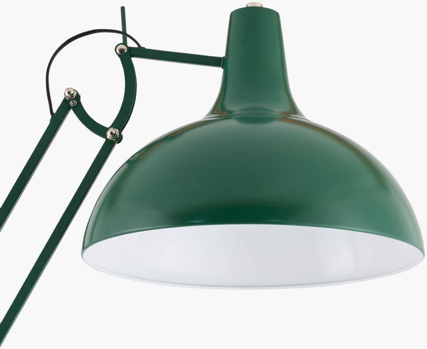 Charitie Rustic Green Floor Lamp