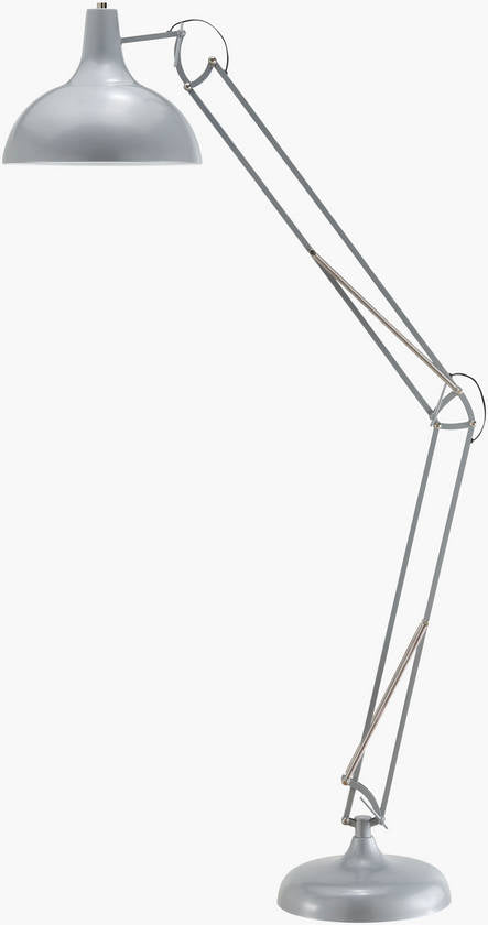 Charitie Rustic Light Gray Floor Lamp