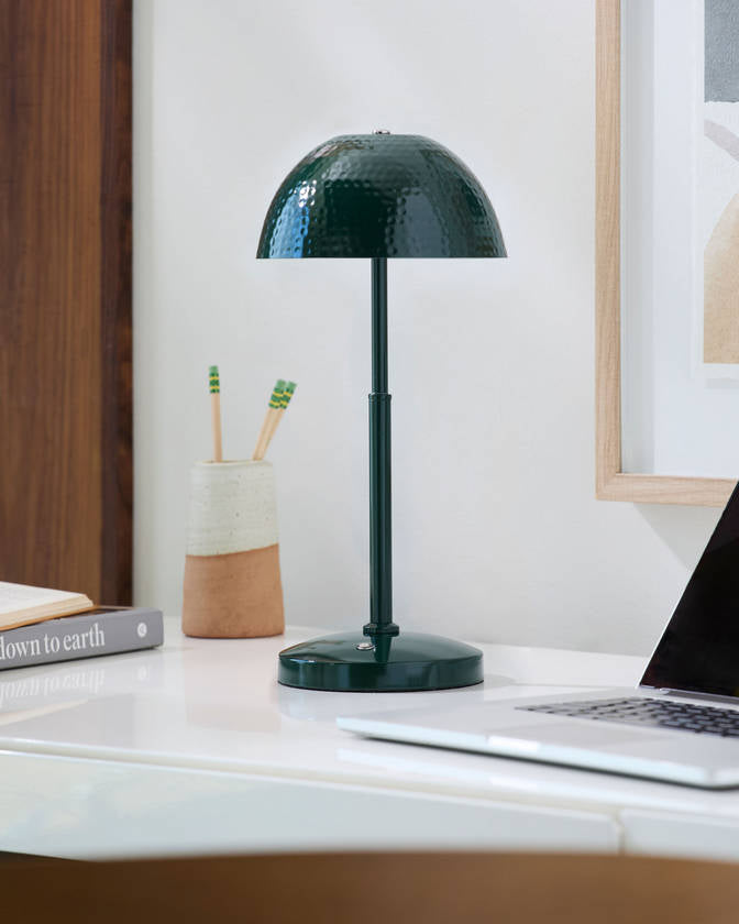 Becky Traditional Dark Green Table Lamp