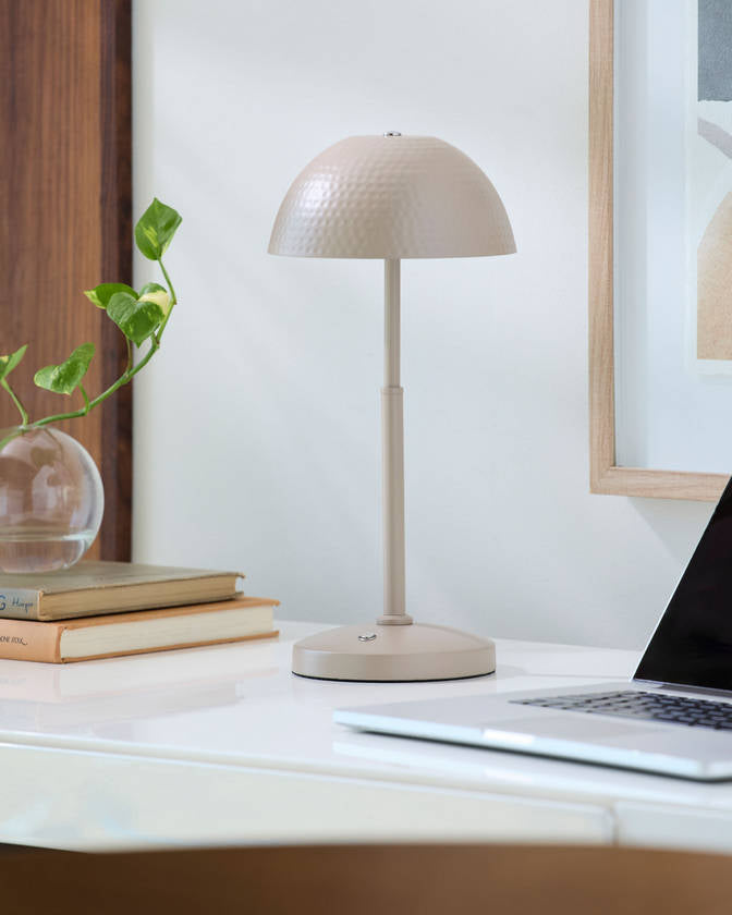 Becky Traditional Taupe Table Lamp