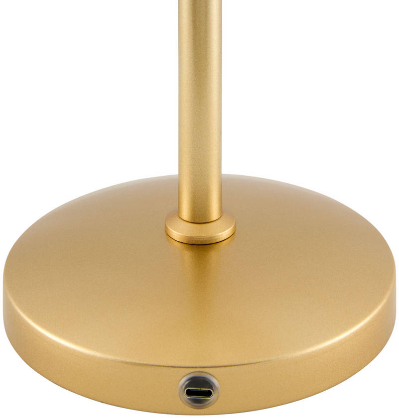 Teosha Traditional Gold Table Lamp