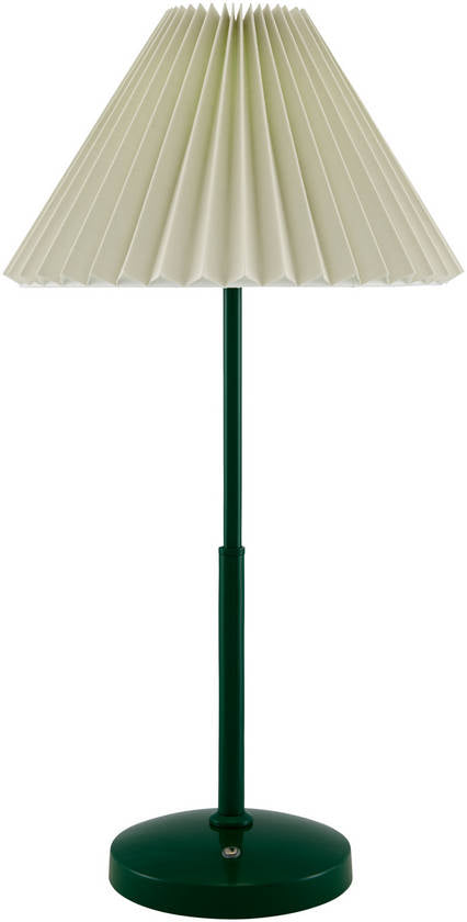 Shamya Traditional Dark Green Table Lamp