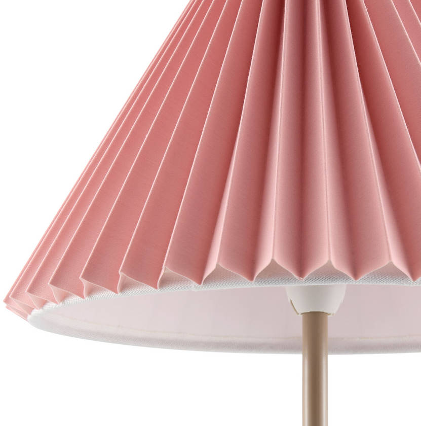 Shamya Traditional Pink/Cream Table Lamp