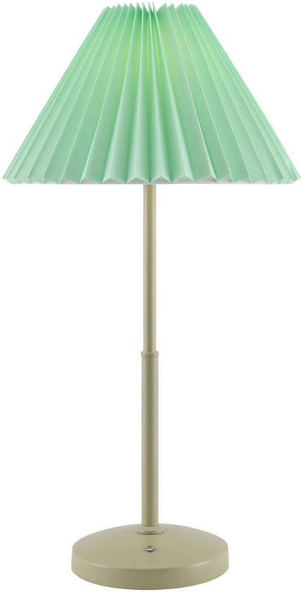Shamya Traditional Green/Cream Table Lamp