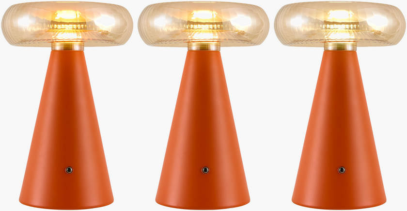Kenni Traditional Orange Table Lamp