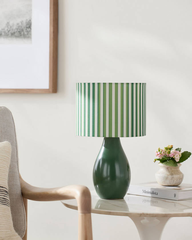 Ekaterini Modern Dark Green Table Lamp