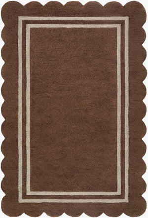 Sanaa Modern Chocolate Area Rug
