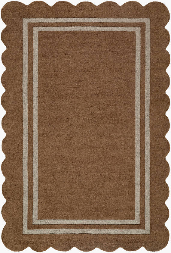 Sanaa Modern Umber Area Rug
