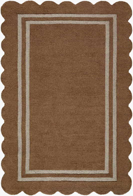Sanaa Modern Umber Area Rug
