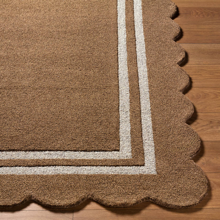 Sanaa Modern Umber Area Rug