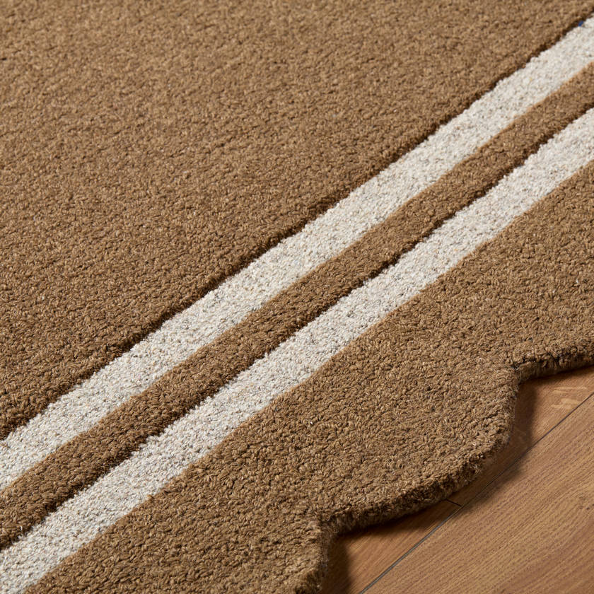 Sanaa Modern Umber Area Rug