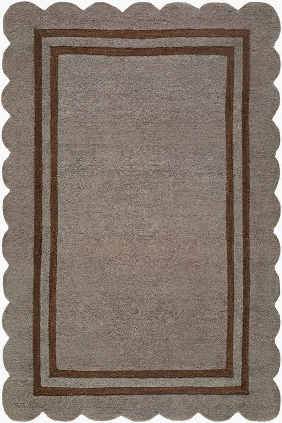 Sanaa Modern Charcoal Area Rug