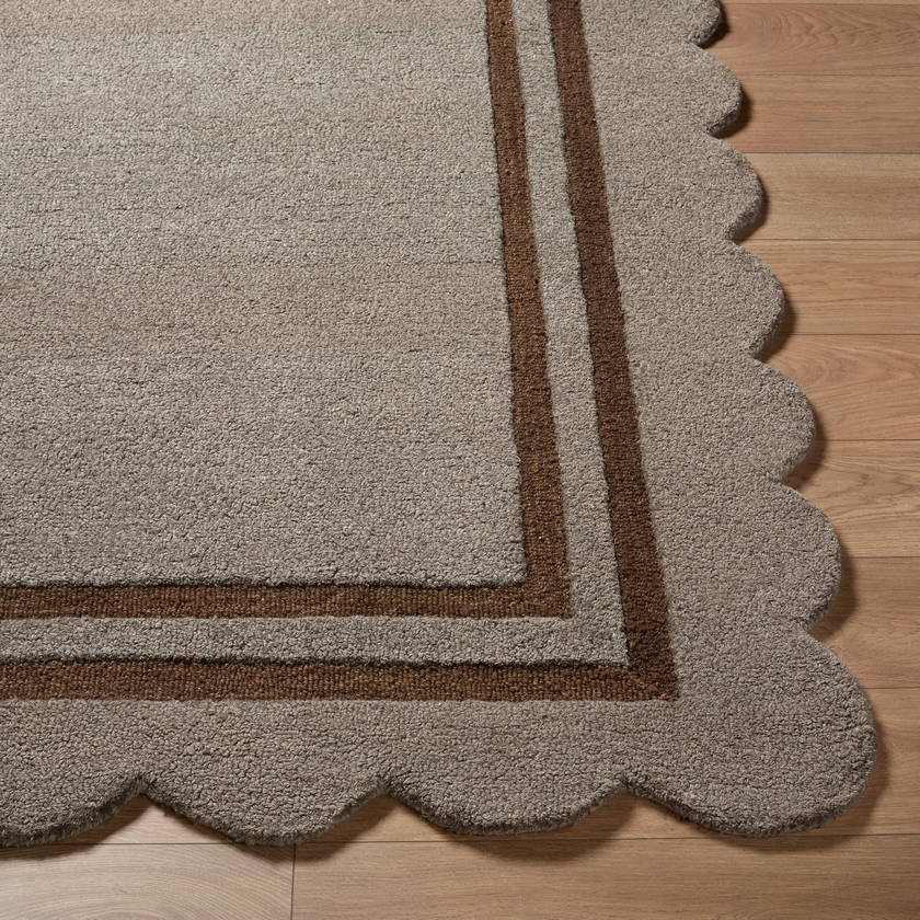 Sanaa Modern Charcoal Area Rug