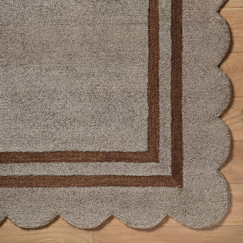Sanaa Modern Charcoal Area Rug