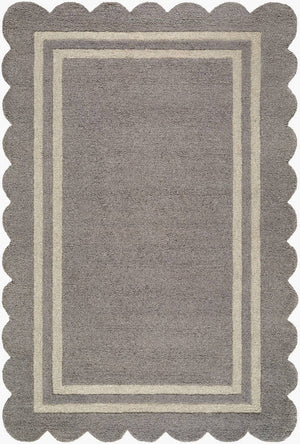 Sanaa Modern Slate Gray Area Rug