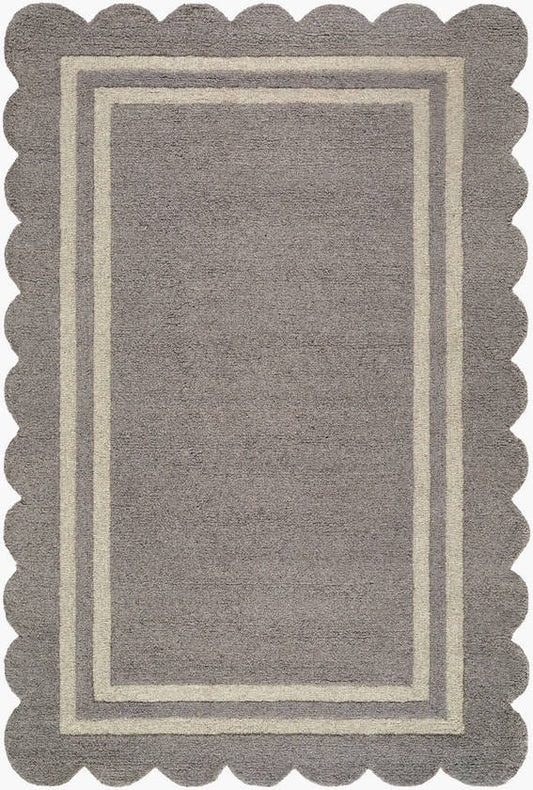 Sanaa Modern Slate Gray Area Rug