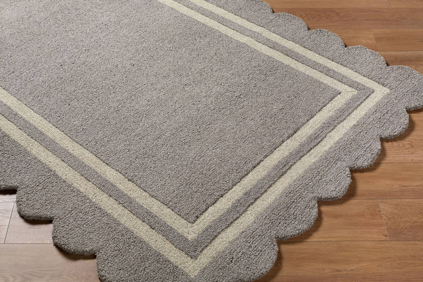 Sanaa Modern Slate Gray Area Rug