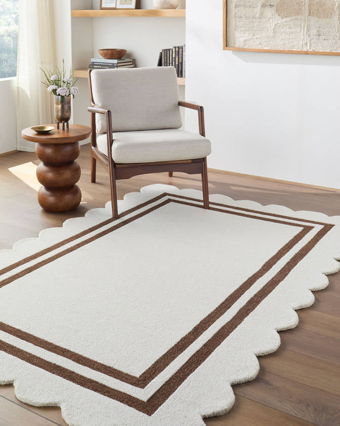 Sanaa Modern Ivory Area Rug