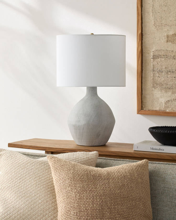 Rebeka Traditional Gray Table Lamp