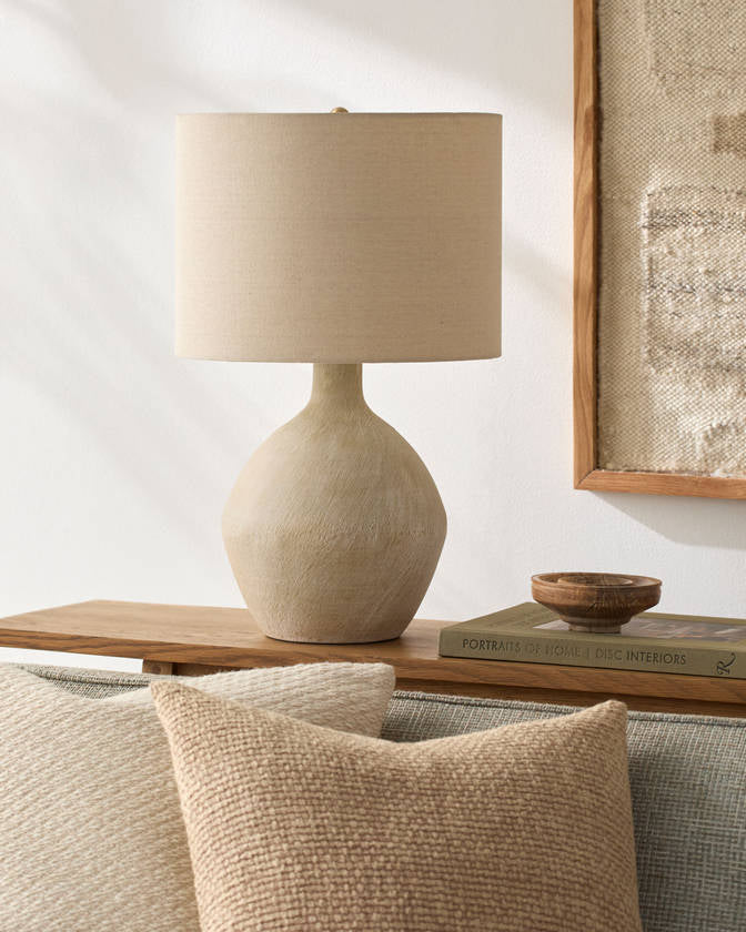 Rebeka Traditional Beige Table Lamp