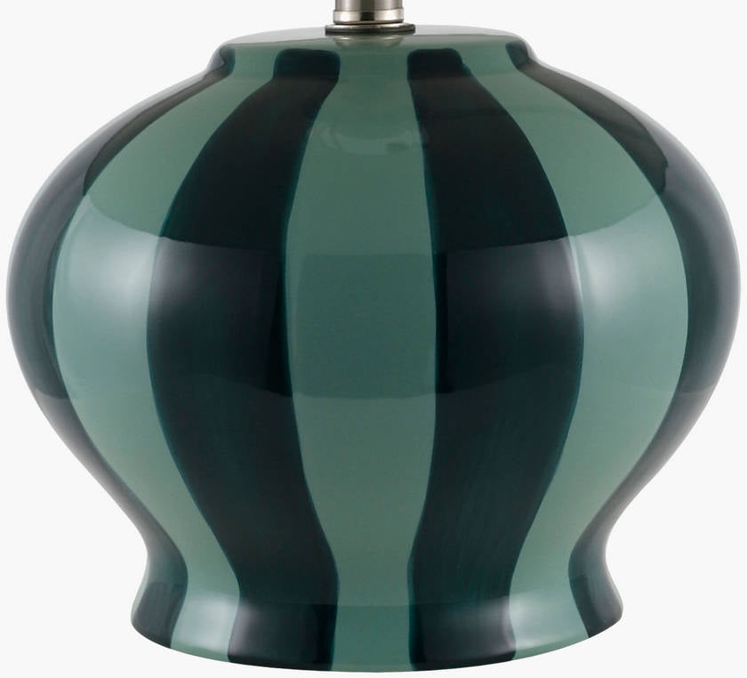 Donovan Modern Dark Green Table Lamp