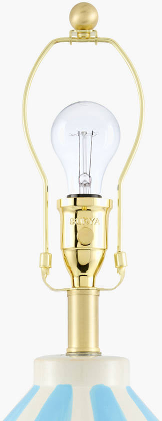 Hyman Modern Aqua Table Lamp