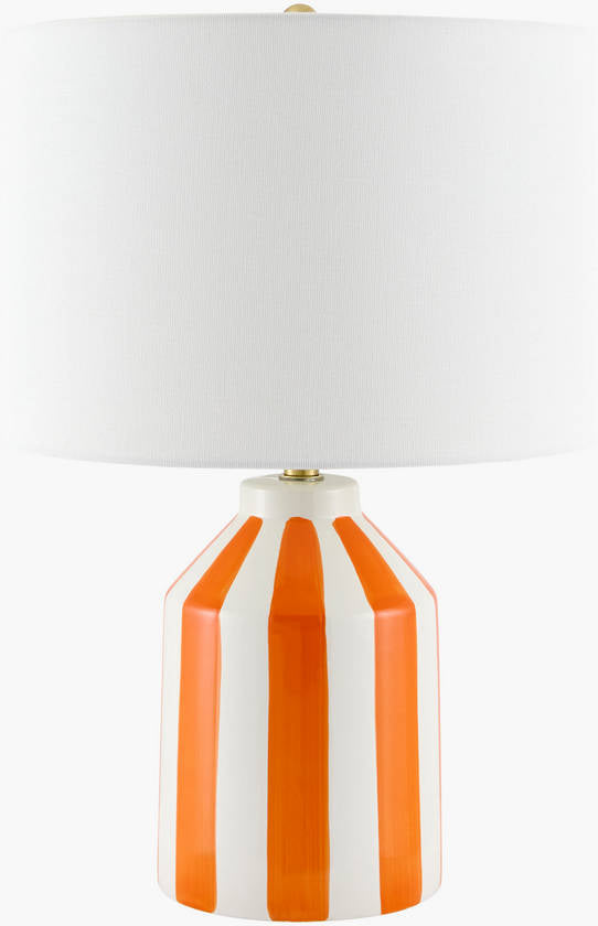 Hyman Modern Orange Table Lamp