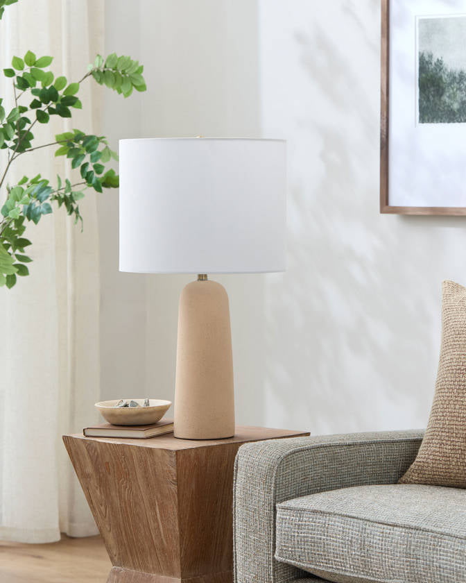 Katelynne Traditional Beige Table Lamp
