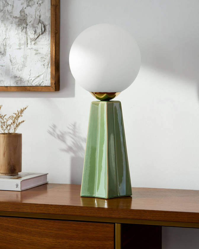 Costas Modern Green Table Lamp