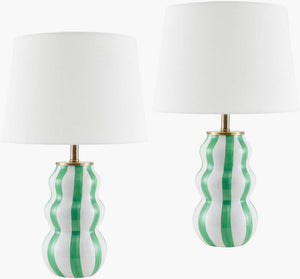 Ameka Modern Green Table Lamp