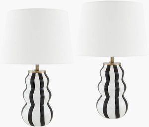 Ameka Modern Black Table Lamp