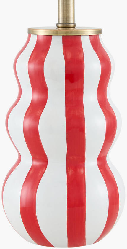 Ameka Modern Red Table Lamp