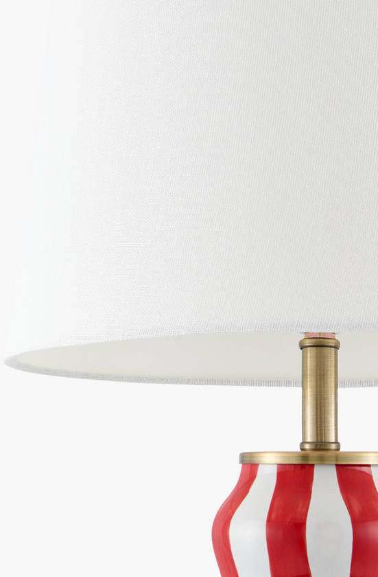Ameka Modern Red Table Lamp