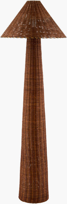 Vinh Traditional Brown Floor Lamp