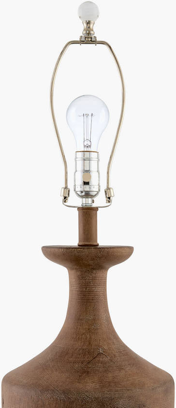 Clorinda Traditional Dark Brown Table Lamp