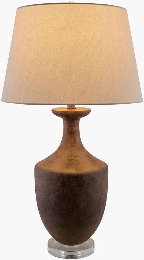 Clorinda Traditional Dark Brown Table Lamp