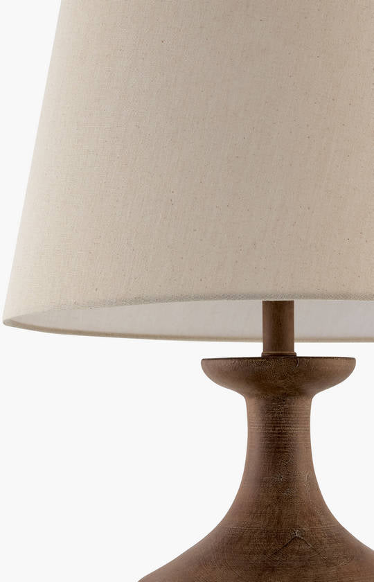 Clorinda Traditional Dark Brown Table Lamp
