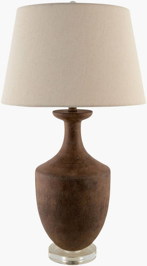 Clorinda Traditional Dark Brown Table Lamp
