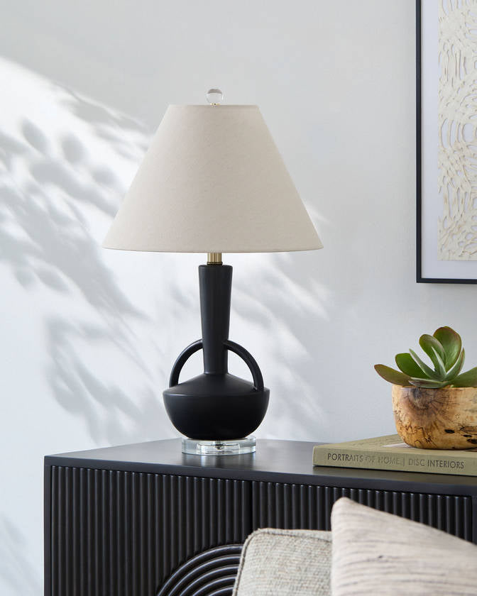 Bienfait Modern Black Table Lamp