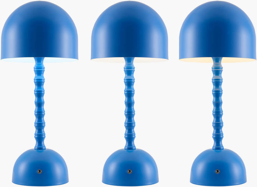Francheska Traditional Blue Table Lamp