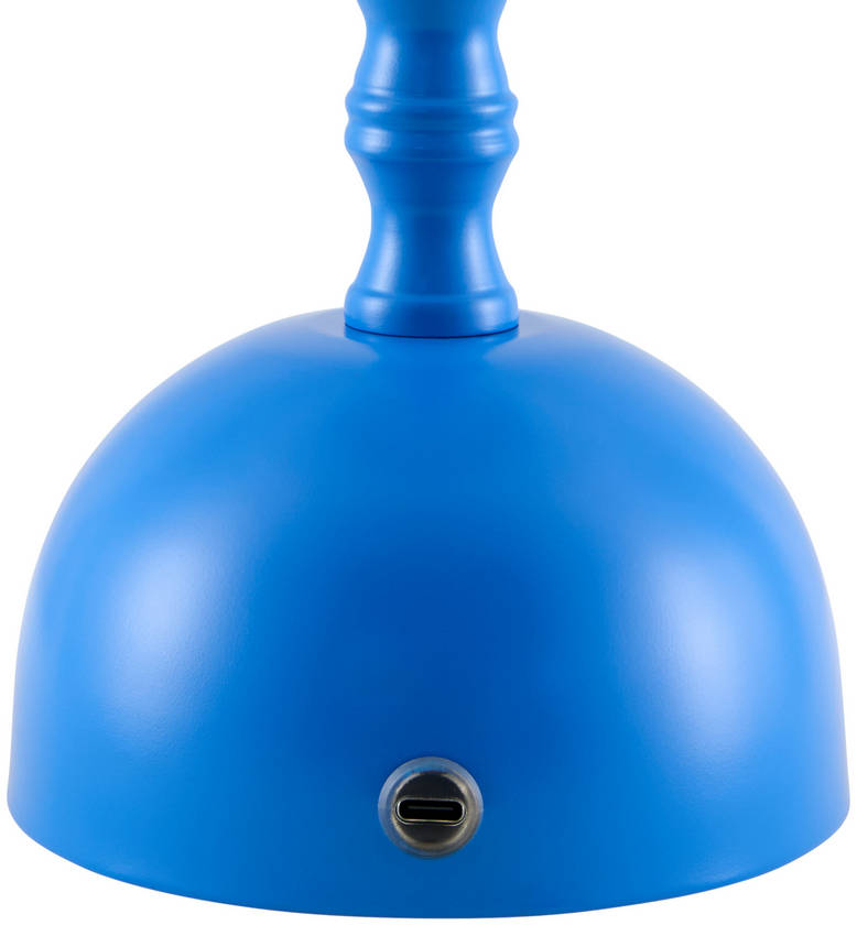 Francheska Traditional Blue Table Lamp