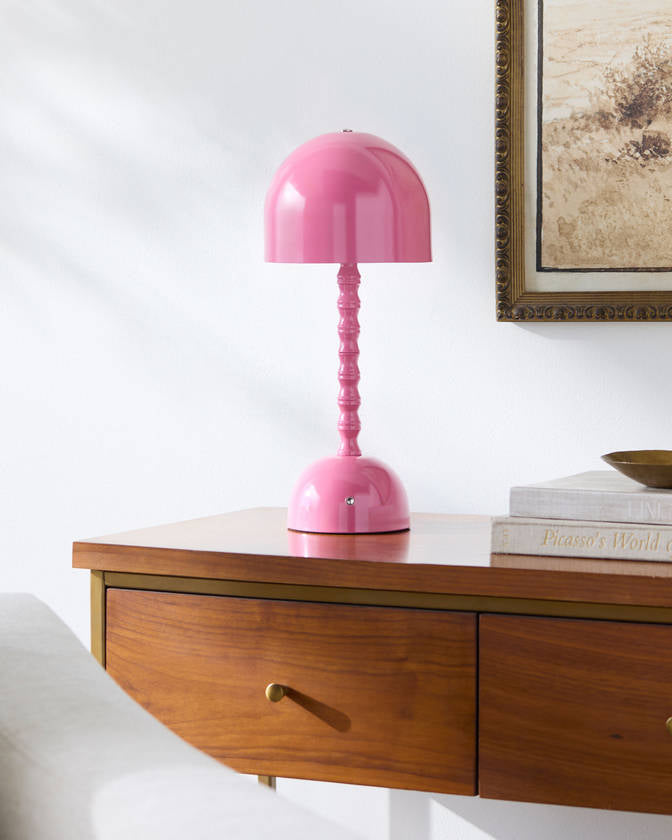 Francheska Traditional Pink Table Lamp
