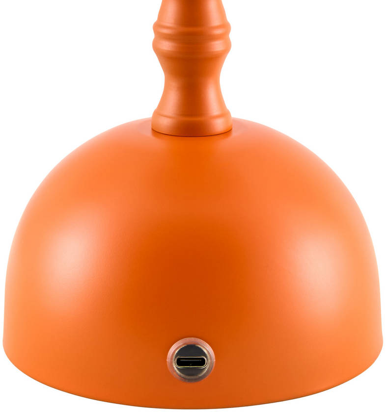 Francheska Traditional Orange Table Lamp