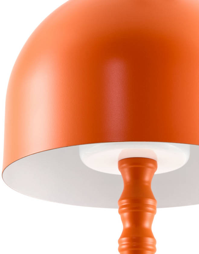 Francheska Traditional Orange Table Lamp