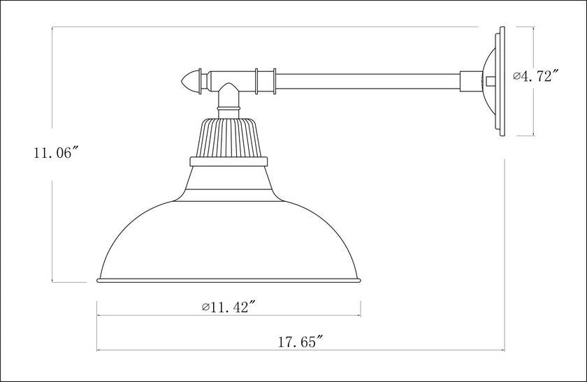 Wendie Rustic Black Wall Sconces
