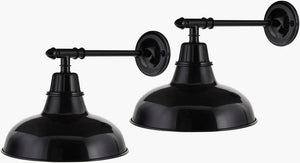 Wendie Rustic Black Wall Sconces