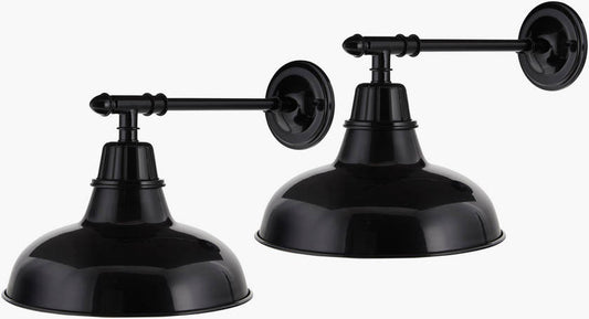 Wendie Rustic Black Wall Sconces