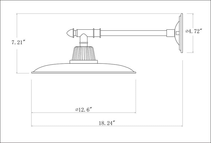 Ineisha Rustic Black Wall Sconces