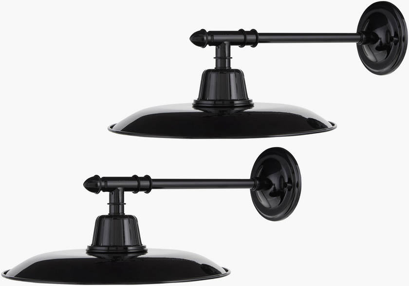 Ineisha Rustic Black Wall Sconces